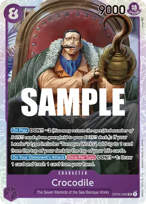 Carta Crocodile OP04-060