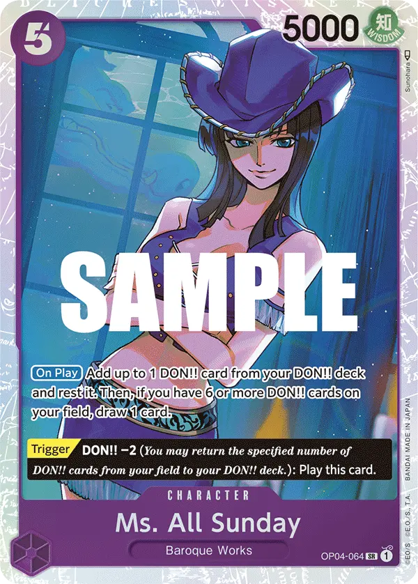 Carta Ms. All Sunday OP04-064