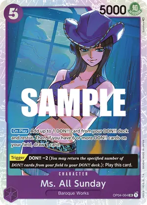 Carta Ms. All Sunday OP04-064