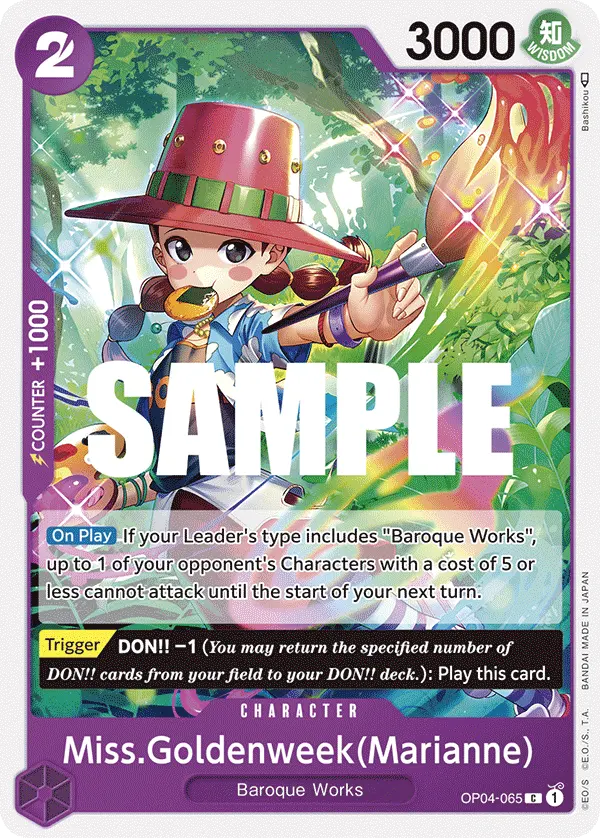 Carta Miss.Goldenweek(Marianne) OP04-065