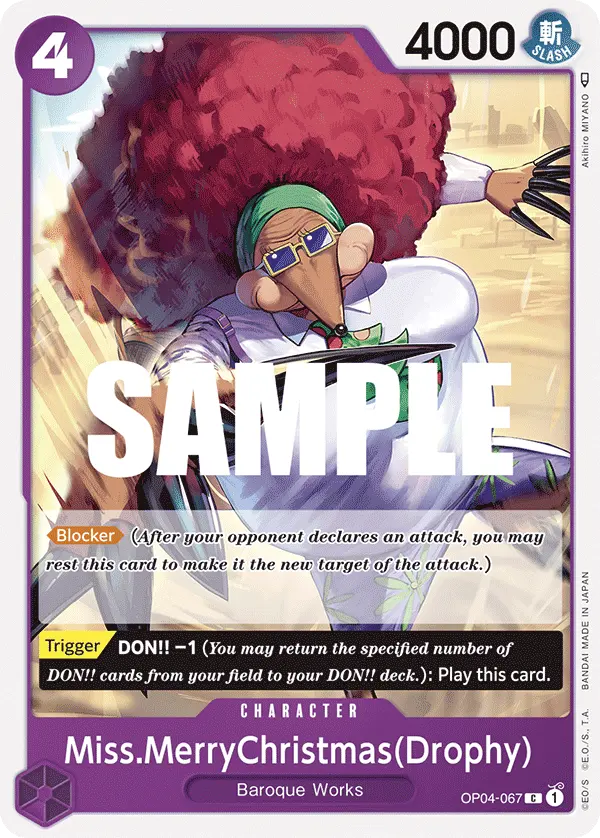 Miss.MerryChristmas(Drophy) OP04-067 card