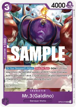 Carta Mr.3(Galdino) OP04-070