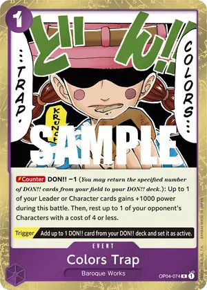 Carta Colors Trap OP04-074
