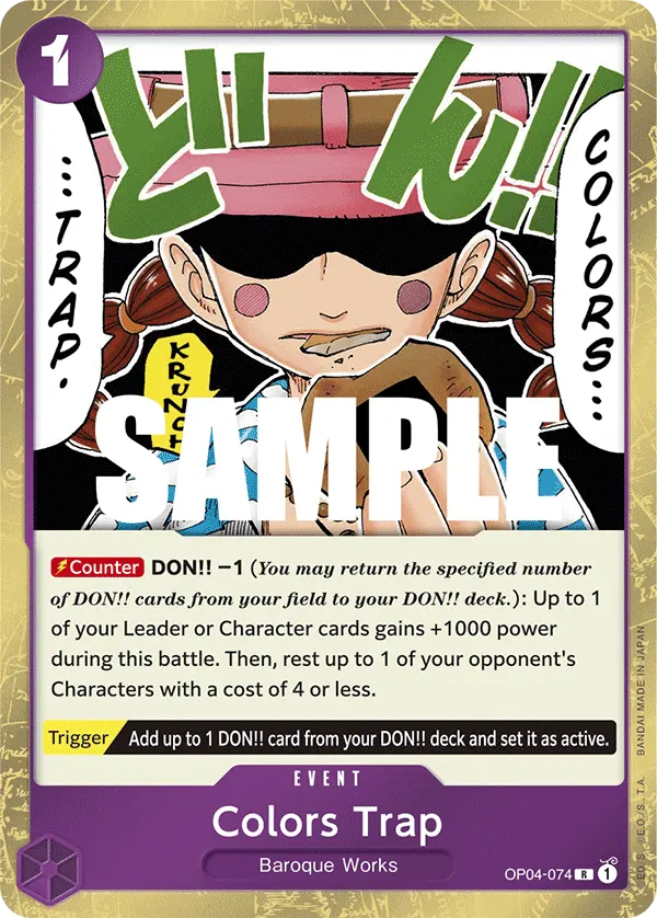 Carta Colors Trap OP04-074