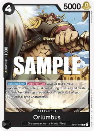 Carta Orlumbus OP04-079