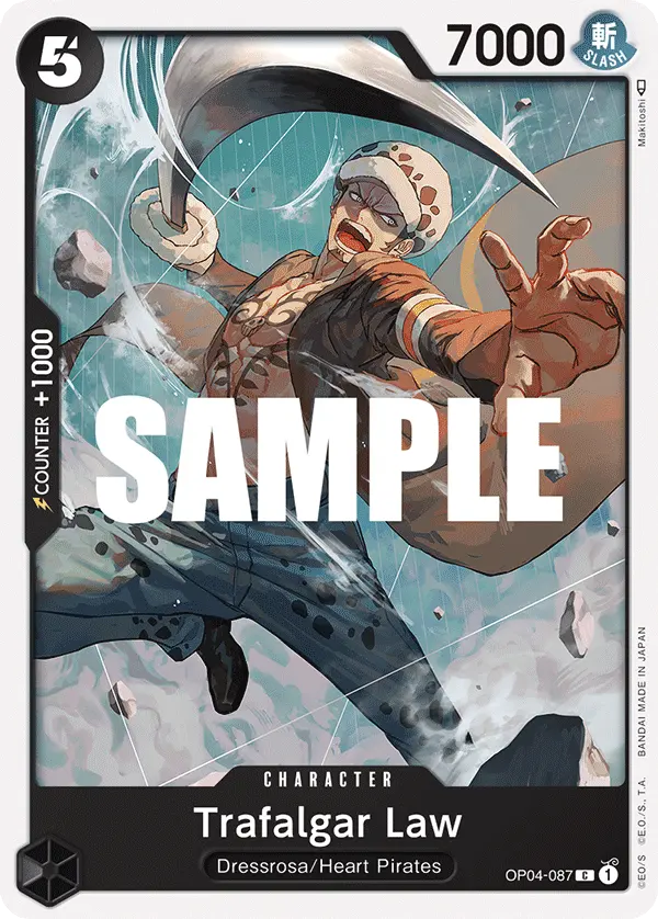 Trafalgar Law OP04-087 card