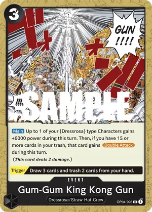 Carta Gum-Gum King Kong Gun OP04-093