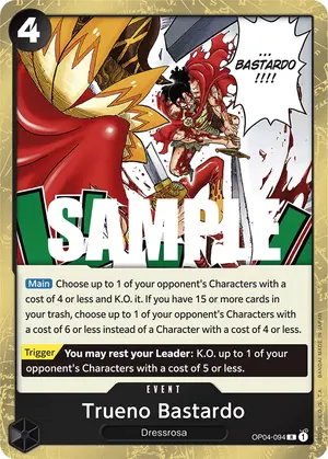 Carta Trueno Bastardo OP04-094