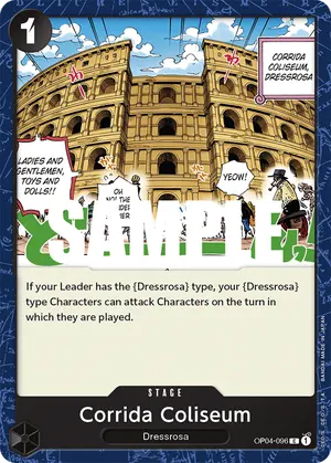 Carta Corrida Coliseum OP04-096