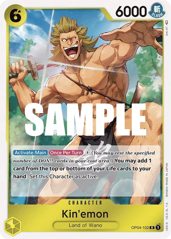 Carta Kin'emon OP04-102