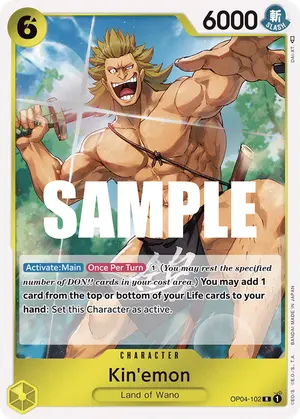 Carta Kin'emon OP04-102