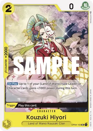 Carta Kouzuki Hiyori OP04-103