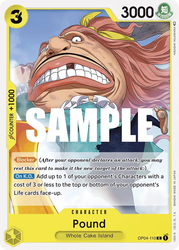 Carta Pound OP04-110