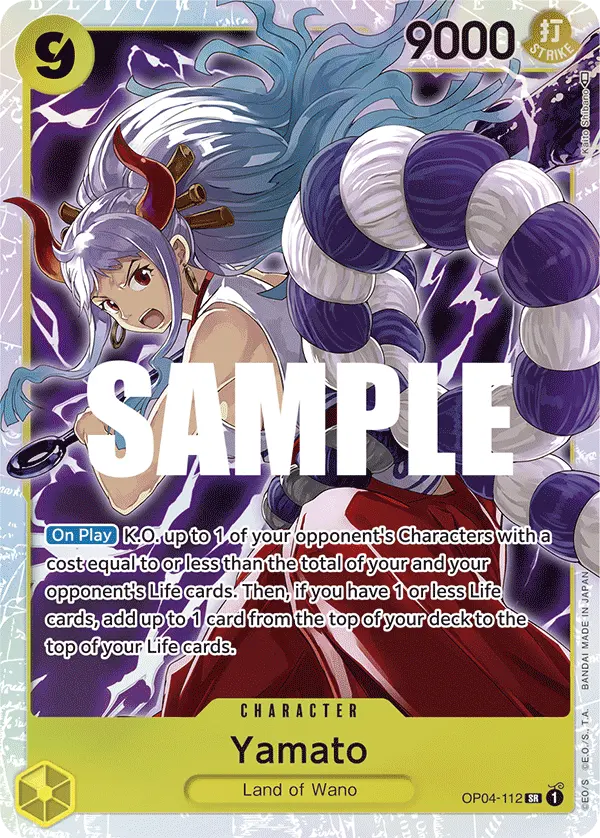Carta Yamato OP04-112