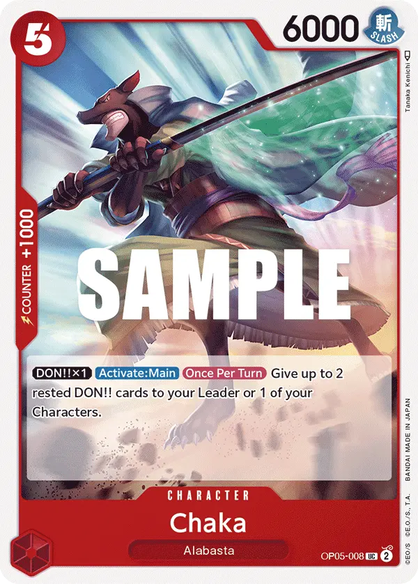 Chaka OP05-008 card