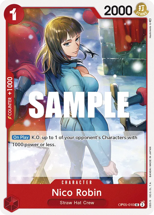 Nico Robin OP05-010 card