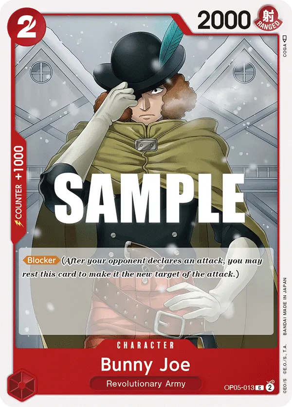 Bunny Joe OP05-013 card