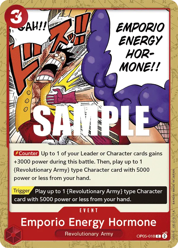 Emporio Energy Hormone OP05-018 card