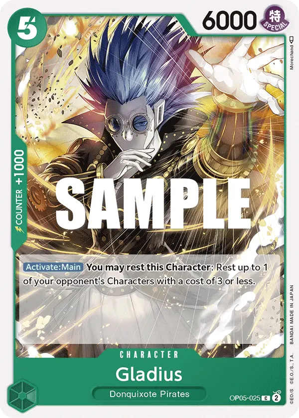 Gladius OP05-025 card