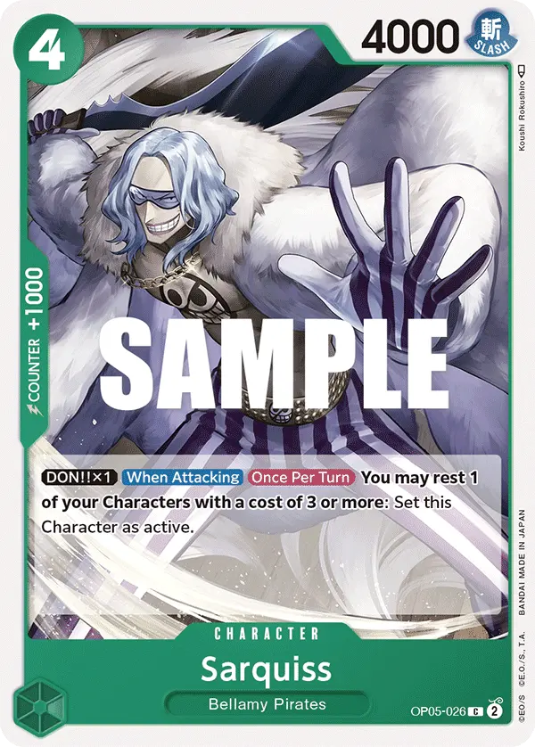 Sarquiss OP05-026 card