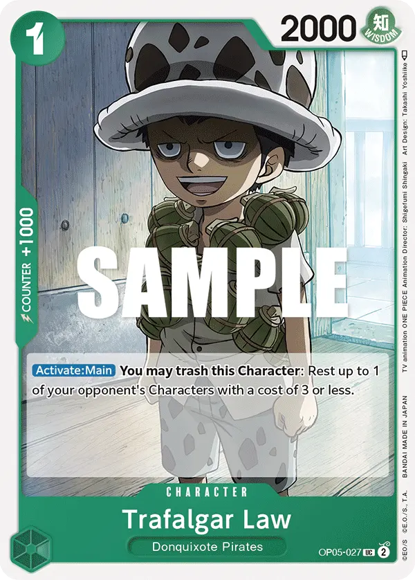 Trafalgar Law OP05-027 card