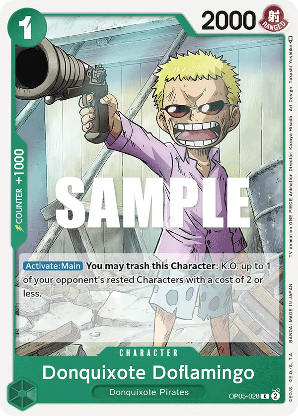 Carta Donquixote Doflamingo OP05-028