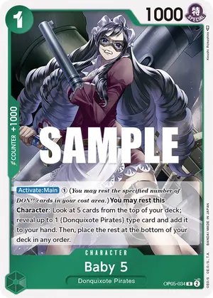Carta Baby 5 OP05-034