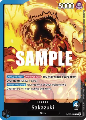 Carta Sakazuki OP05-041