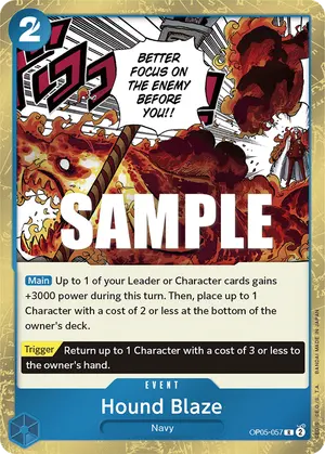 Carta Hound Blaze OP05-057