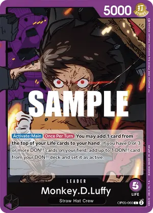 Carta Monkey.D.Luffy OP05-060