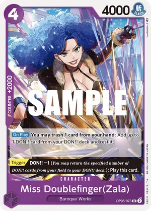 Carta Miss Doublefinger(Zala) OP05-073