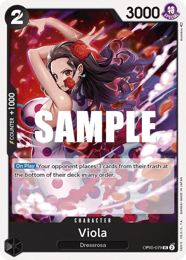 Carta Viola OP05-079