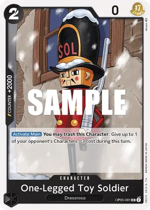 Carta One-Legged Toy Soldier OP05-081