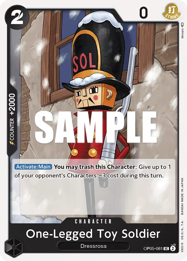 Carta One-Legged Toy Soldier OP05-081