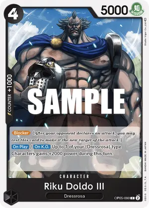 Carta Riku Doldo III OP05-090