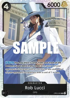 Carta Rob Lucci OP05-093