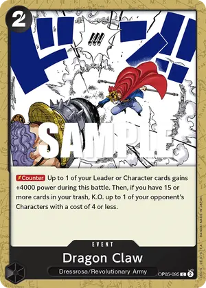 Carta Dragon Claw OP05-095