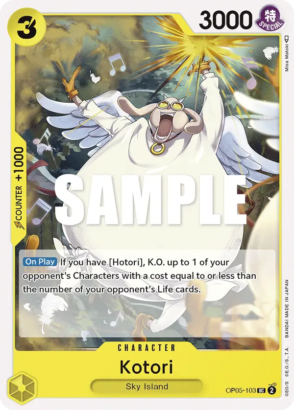 Kotori OP05-103 card