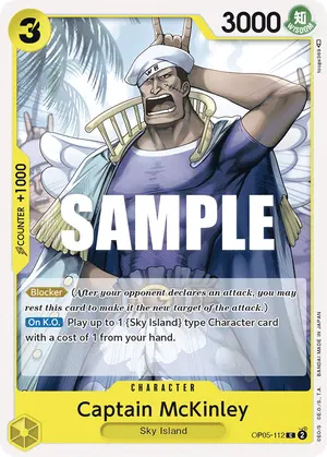 Carta Captain McKinley OP05-112