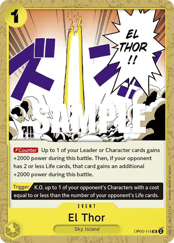 Carta El Thor OP05-114