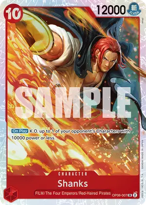 Carta Shanks OP06-007