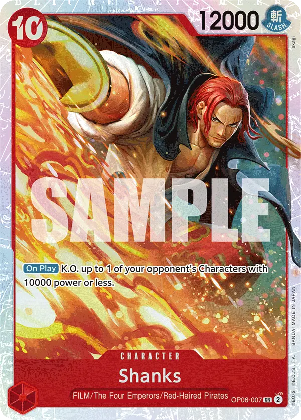 Carta Shanks OP06-007