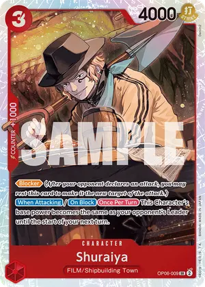 Carta Shuraiya OP06-009