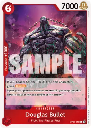 Carta Douglas Bullet OP06-010