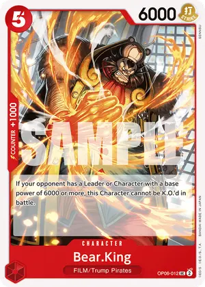Carta Bear.King OP06-012