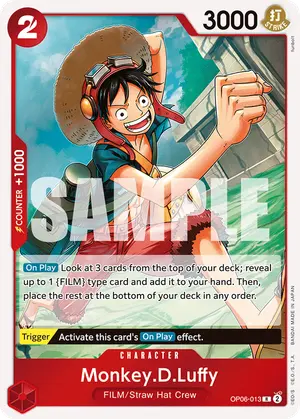 Carta Monkey.D.Luffy OP06-013