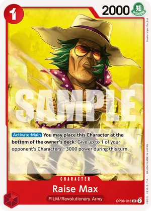 Carta Raise Max OP06-016
