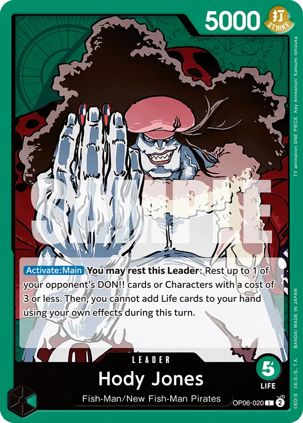 Hody Jones OP06-020 card