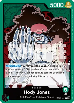 Carta Hody Jones OP06-020