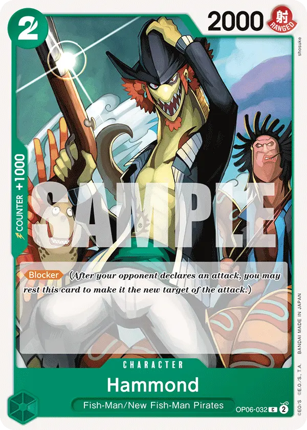 Hammond OP06-032 card